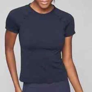 Athleta Oxygen Crop Tee